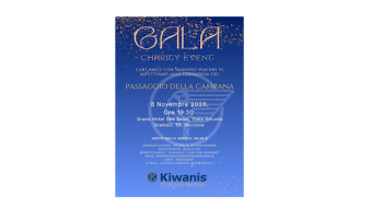 Il Kiwanis Club San Marino è lieto di annunciare il Gran Gala che si terrà sabato 8 novembre 2025, ore 19:30, presso il Grand Hotel Des Bains  Il Kiwanis Club San Marino è lieto di annunciare il Gran Gala che si terrà sabato 8 novembre 2025, ore 19:30, presso il Grand Hotel Des Bains